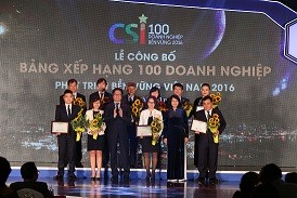 Launch of the sustainable businesses ranking in Vietnam in 2016